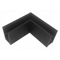 Соединитель угловой l-образный для треков накладных iledex technical vision48-22 corner connect 4822-021-95-95-bk